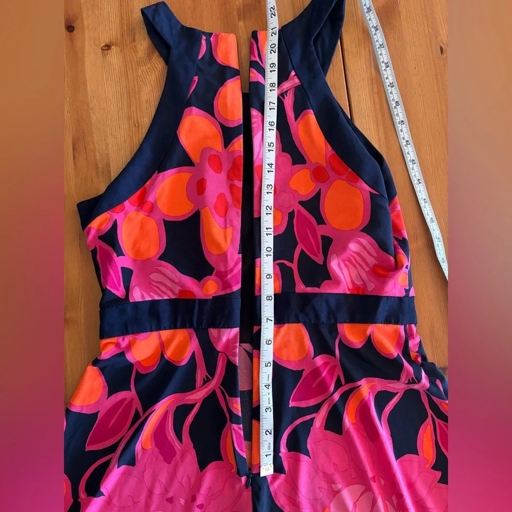 Trina Turk Pink and Orange Floral Dress - Picture 4 of 4